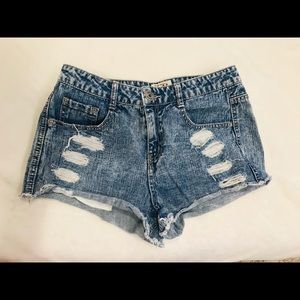 Mudd Size 9 High Waisted Jean Shorts